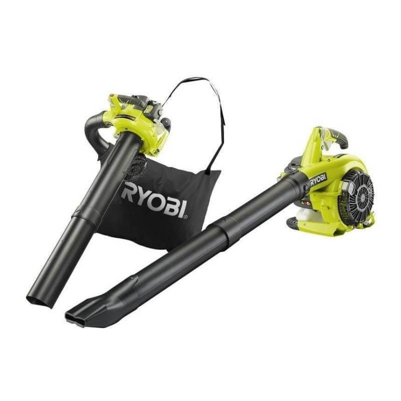 Soffiatore aspiratore a scoppio Ryobi RBV26B per foglie sacco triturazione  40lt